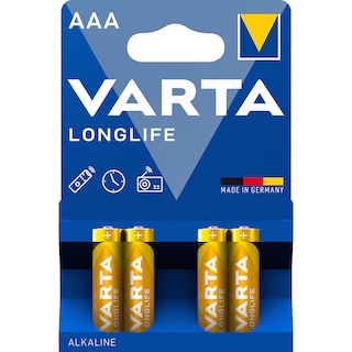 Baterija alkalna Longlife LR03 Varta 4/1