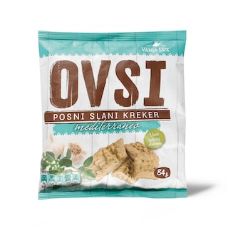 Ovsi posni slani kreker paprika 84g