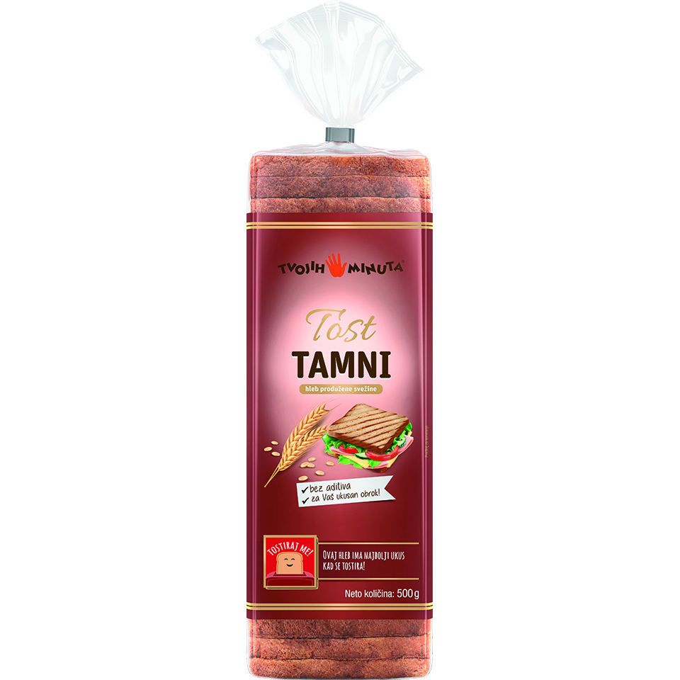 Tost extra tamni Tvojih 5 Minuta 500g