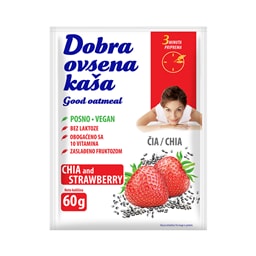 Dobra ovsena kasa cia semenke-jagoda 60g