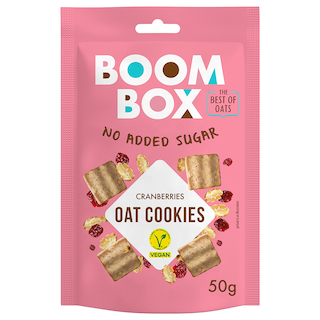 Keks ovseni brusnica Boom Box 50g