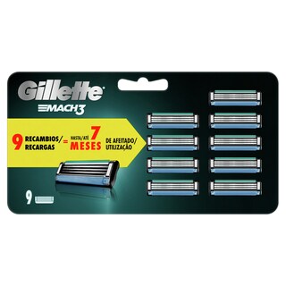 Gillette Mach 3 9 cts (557) Large Pack