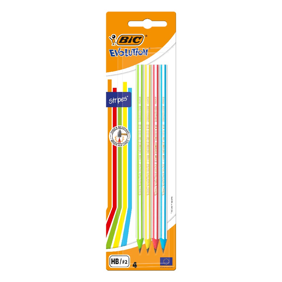 Olovka grafitna Evolution BIC blist.4/1