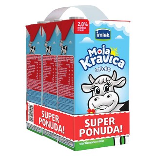 Mleko Kravica 2.8% 1l TB 3x1l