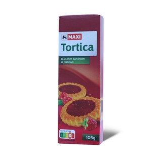 Tortica sa malinom Premia 105g
