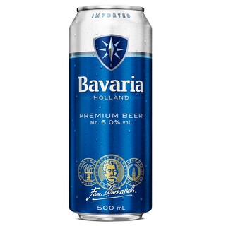 Pivo svetlo Bavaria limenka 0.5l