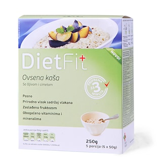 Ovsena kasa sljiva i cimet 5x50g