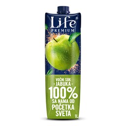 Sok jabuka 100% bistra Nectar Life 1l TP