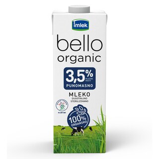 Imlek Mleko bello organic 3.5% 1L TP