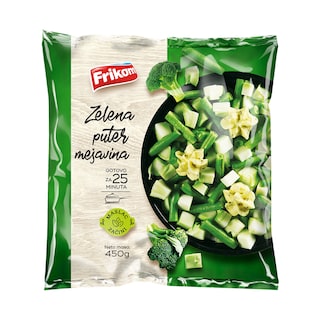 Smrznuta zelena puter mesavina 450g