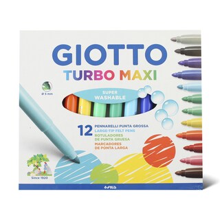 Flomasteri turbo maxi Giotto 12komada