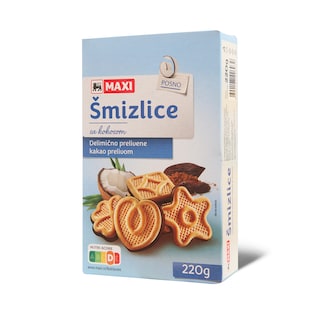 Smizlice sa kokosom Maxi 220g