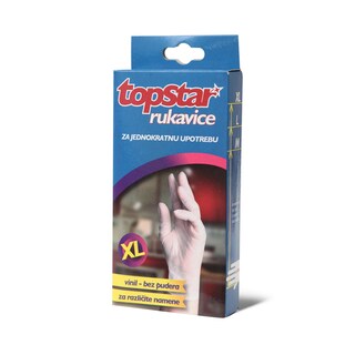 Rukavice latex univerzalne10/1XLTop Star
