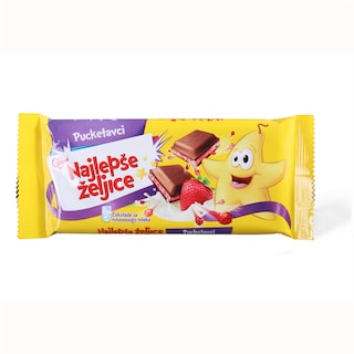 Cokolada mlecna NZ Pucketavci 80g