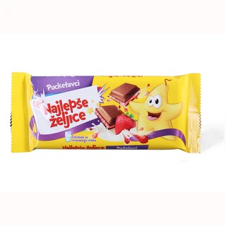 Cokolada mlecna NZ Pucketavci 80g