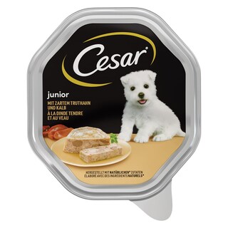 Hrana za pse curka,teletina posuda Cesar Junior 150g