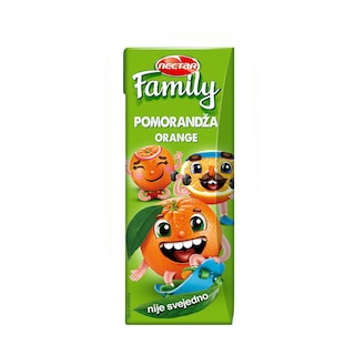 Nektar pomorandza Family Nectar 0,2l