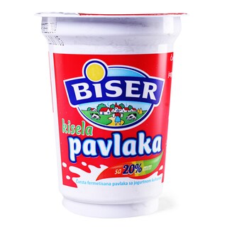 Kisela pavlaka 20% mm Biser 380g