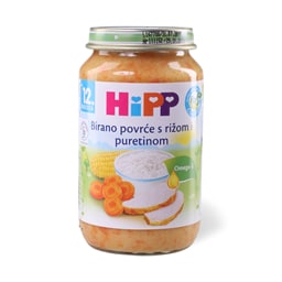 Kasica Hipp povrce,curetina 220g