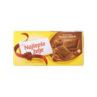 Cokolada najlepse zelje nugat krem 100g,Atlantic brands