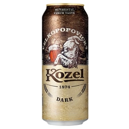 Pivo tamno Kozel limenka 0.5l