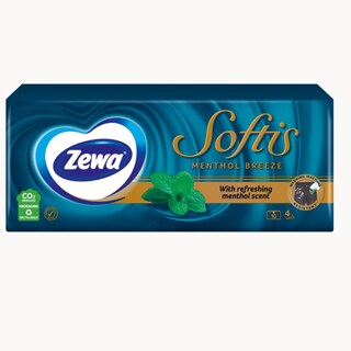 Maramice papirne Zewa Softis mentol 4sl 10/1,AWT internacion