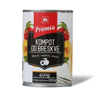 Kompot breskva polovine Premia 410g