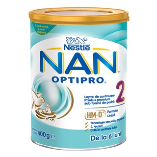 Mleko NAN optipro 2 HM-O 6M 400g