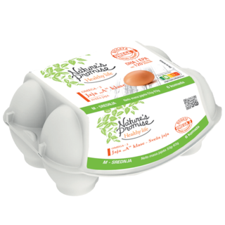 Kokosija jaja omega 3 Nature promise 6/1