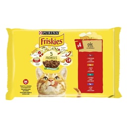 Preliv za macke Friskies meso 4x85g