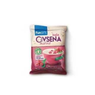 Ovsena kasa malina Fun&Fit 60g