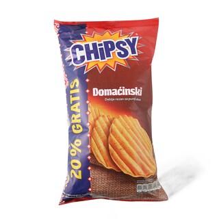 Cips Domacinski kajmak Chipsy 160g+20%gr