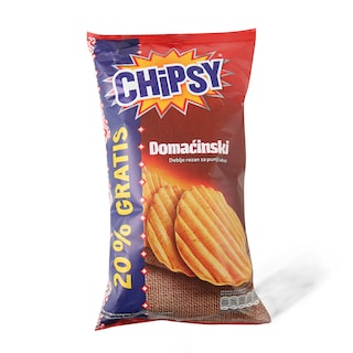 Cips Domacinski kajmak Chipsy 160g+20%gr