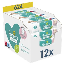 Vlazne maramice sensitive Pampers 12x52