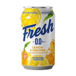 Pivo 0% Limun&Pomorandza Fresh can 0,33l