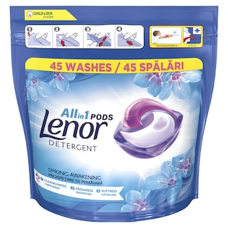 Deterdzent za ves Spring Lenor PODs 45