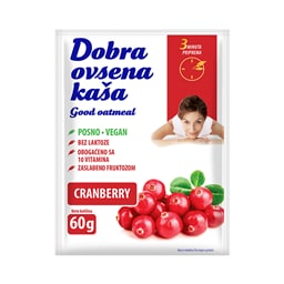 Dobra ovsena kasa sa brusnicama 60g