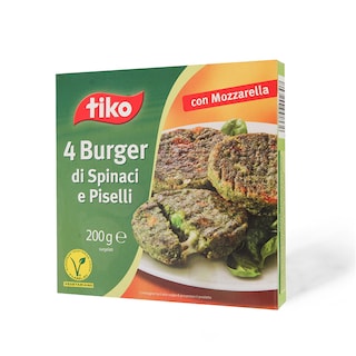 Pljeskavice od spanaca i graska 200g