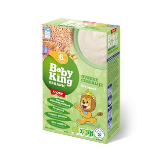 Baby King Ovsene cerealije Organic 200g