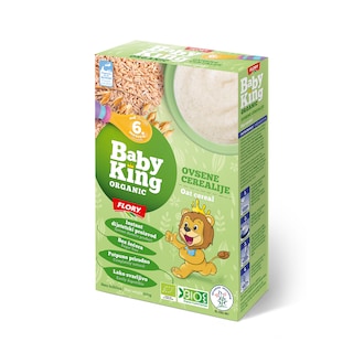 Baby King Ovsene cerealije Organic 200g