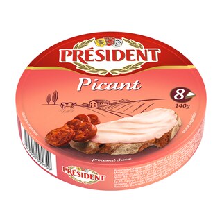 President topljeni sir pikant 140g