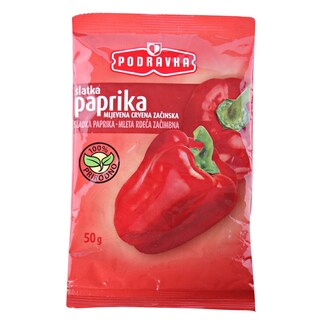 Paprika zacinska slatka Podravka 50g