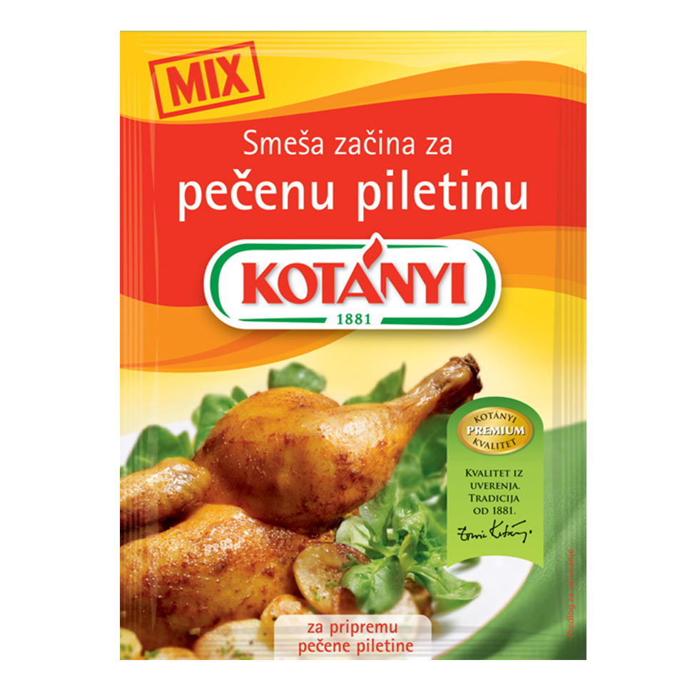 Zacin mesavina za piletinu Kotanyi 40g
