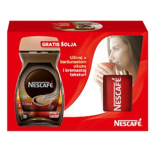Nescafe Crema 100g + solja gratis
