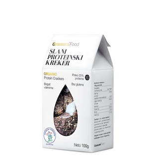 Krekeri slani proteinski organik 100g
