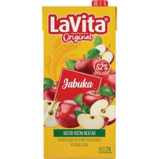 Sok jabuka nekt.slim La Vita 2l