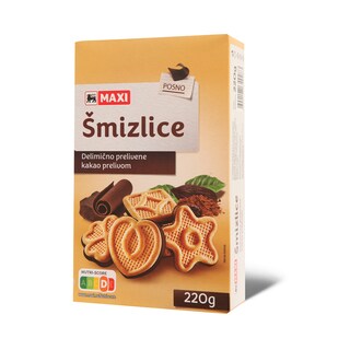 Smizlice sa kakao prelivom Maxi 220g