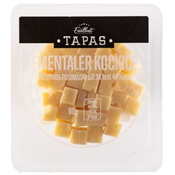 Tapas ementaler kockice EX 80g