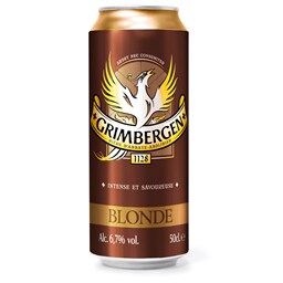 Pivo Grimbergen Blonde can 0,5L