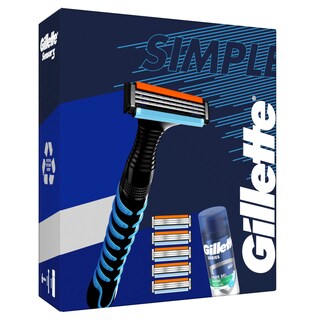 Set Gillette brijac+6+gel sens 75ml